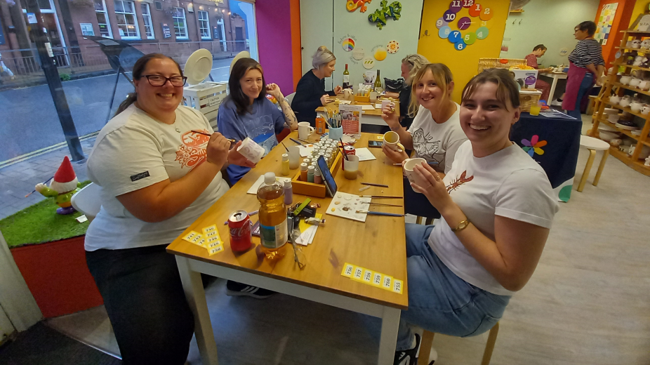 Pottery painting evening 