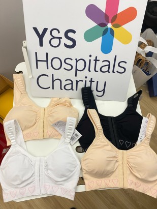 image of bras and charity logo