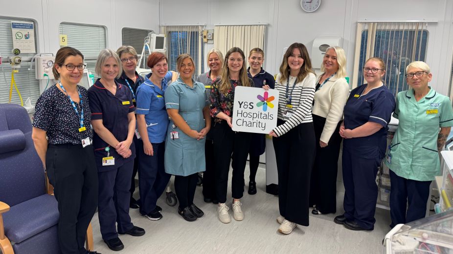 charity and neonatal team in neonatal unit