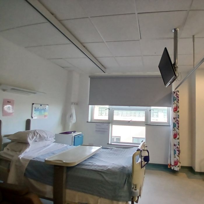 Replacement TV fitted in the Immediate Care Ward rooms