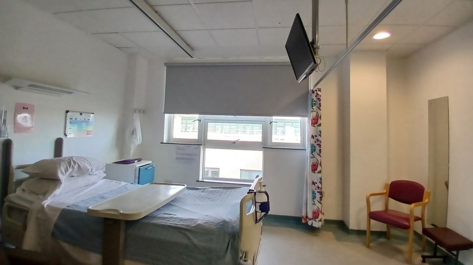 Replacement TV fitted in the Immediate Care Ward rooms