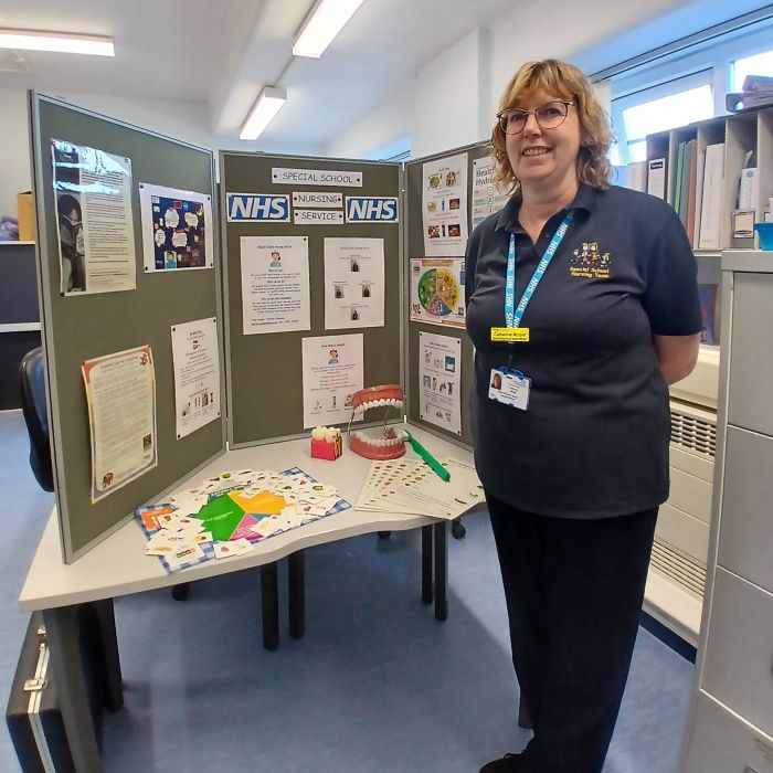 Cath McGill at the ‘Sleep Better’ workshops stall