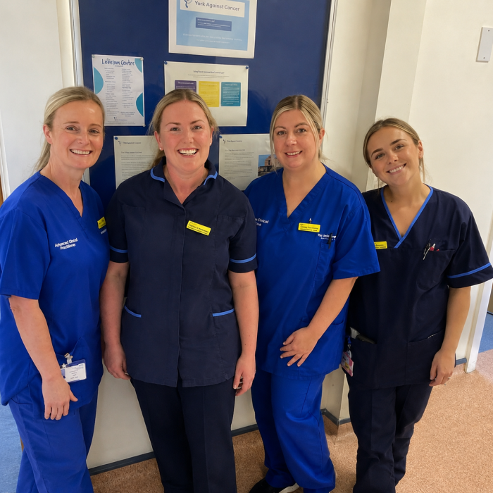 staff from Oncology team together