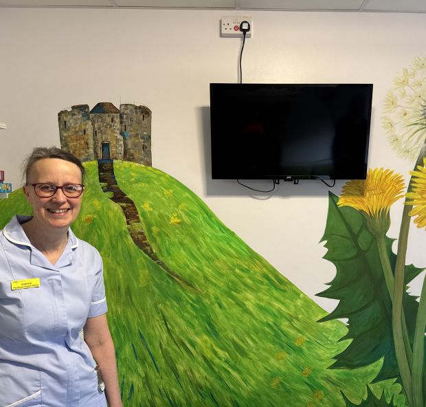 staff member in dandelion quiet room