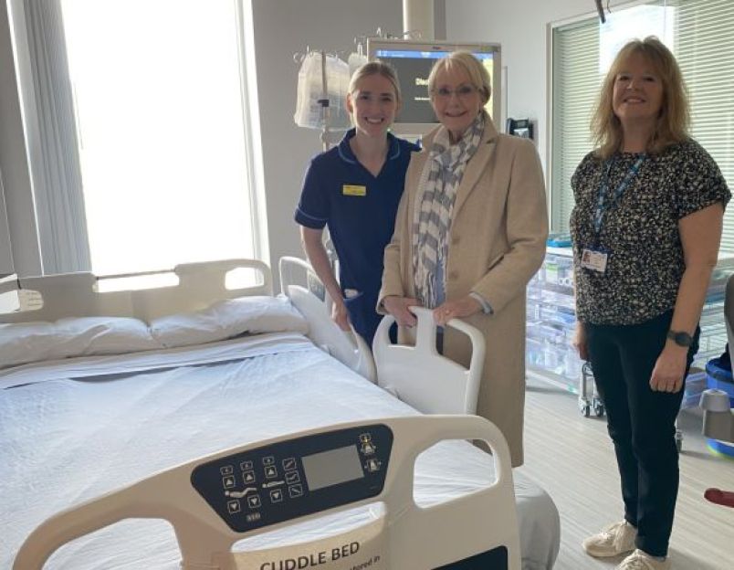 Cuddle bed in Scarborough Hospital 