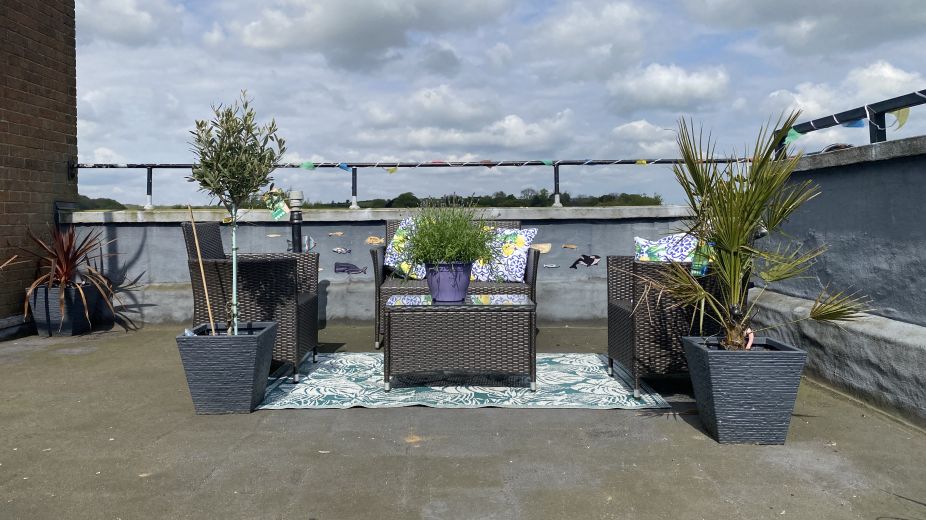 Outdoor seating area