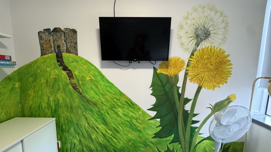 Staff opening the Dandelion Room