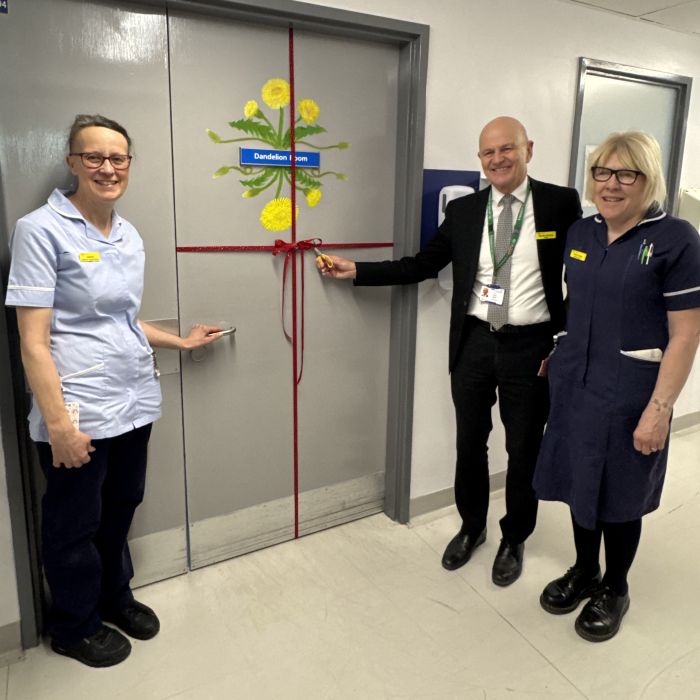 Staff opening the Dandelion Room