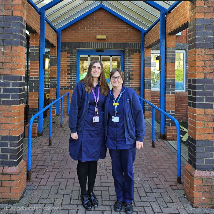two nurses in uniform