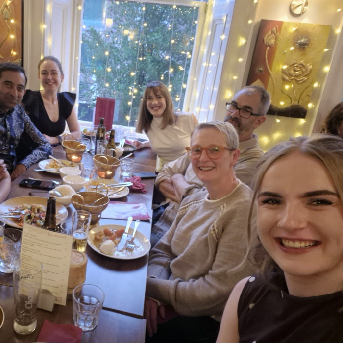 Team dinner post conference